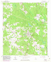 Senoia 1965 topographic map thumbnail