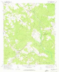 Shady Dale 1972 topographic map thumbnail