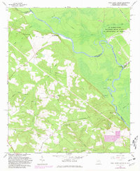 Shell Bluff Landing 1965 topographic map preview