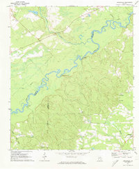 Snipesville 1971 topographic map thumbnail