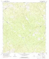 Sparta NW 1972 topographic map thumbnail
