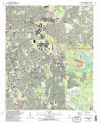 Stone Mountain 1992 topographic map thumbnail