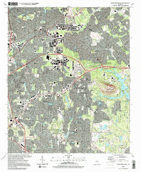Stone Mountain 1997 topographic map thumbnail
