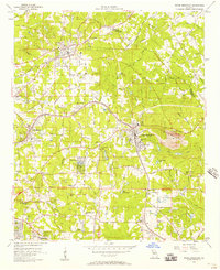 Stone Mountain 1956 topographic map thumbnail