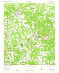 Stone Mountain 1956 topographic map thumbnail