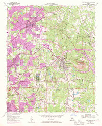 Stone Mountain 1956 topographic map thumbnail