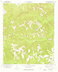 Stuckey Boone Lake 1974 topographic map thumbnail
