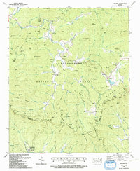 Suches 1988 topographic map thumbnail