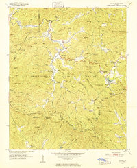 Suches 1950 topographic map thumbnail