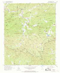 Suches 1950 topographic map thumbnail