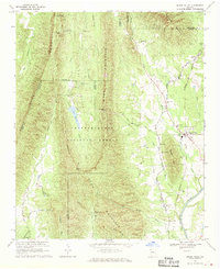 Sugar Valley 1967 topographic map thumbnail