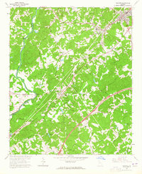 Suwanee 1964 topographic map thumbnail