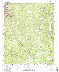 Talking Rock 1971 topographic map thumbnail