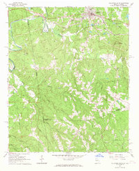 Tallapoosa South 1965 topographic map thumbnail