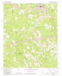 Tallapoosa South 1965 topographic map thumbnail
