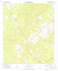 Tarversville 1973 topographic map thumbnail