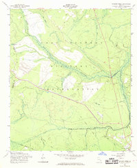 Taylors Creek 1958 topographic map thumbnail