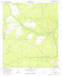 Taylors Creek 1958 topographic map thumbnail