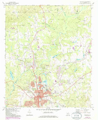 Thomaston 1971 topographic map thumbnail