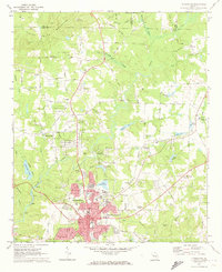 Thomaston 1971 topographic map thumbnail