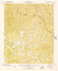 Tickanetley 1946 topographic map thumbnail