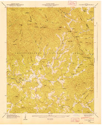 Tickanetley 1947 topographic map thumbnail