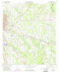 Tifton East 1973 topographic map preview