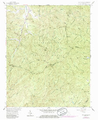Tray Mountain 1957 topographic map thumbnail