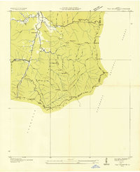 Tray Mountain 1935 topographic map thumbnail