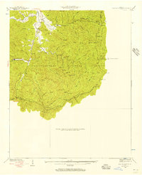 Tray Mountain 1938 topographic map thumbnail