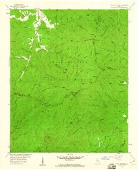 Tray Mountain 1957 topographic map thumbnail