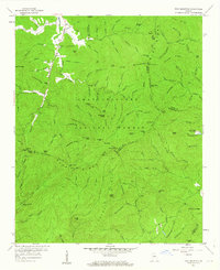 Tray Mountain 1957 topographic map thumbnail