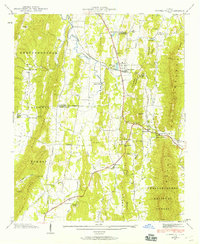 Tunnel Hill 1943 topographic map thumbnail