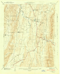 Tunnel Hill 1943 topographic map thumbnail
