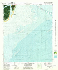 Tybee Island South 1979 topographic map thumbnail