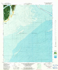 Tybee Island South 1979 topographic map thumbnail