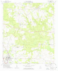 Unadilla 1973 topographic map thumbnail