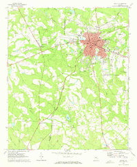 Vidalia 1970 topographic map thumbnail