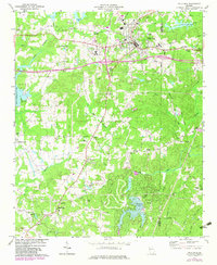 Villa Rica 1973 topographic map thumbnail