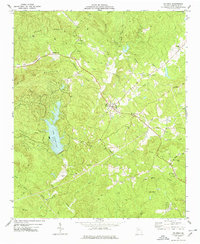 Waleska 1974 topographic map thumbnail