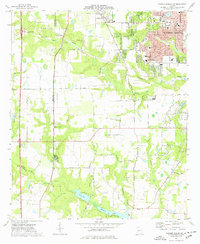 Warner Robins SW 1973 topographic map thumbnail