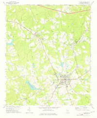 Warrenton 1972 topographic map thumbnail