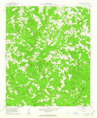 Warthen NW 1961 topographic map thumbnail