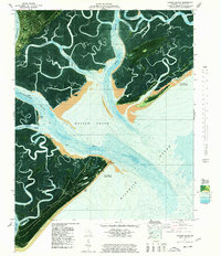 Wassaw Sound 1978 topographic map thumbnail