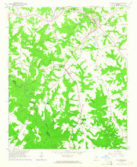 Watkinsville 1964 topographic map thumbnail