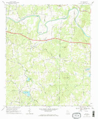 Wax 1968 topographic map thumbnail