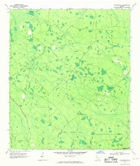 Waycross SW 1967 topographic map thumbnail