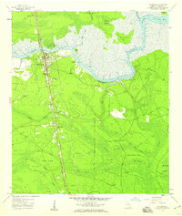Woodbine 1958 topographic map thumbnail