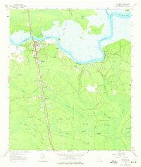 Woodbine 1958 topographic map thumbnail