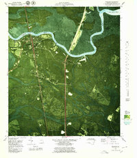 Woodbine 1979 topographic map thumbnail